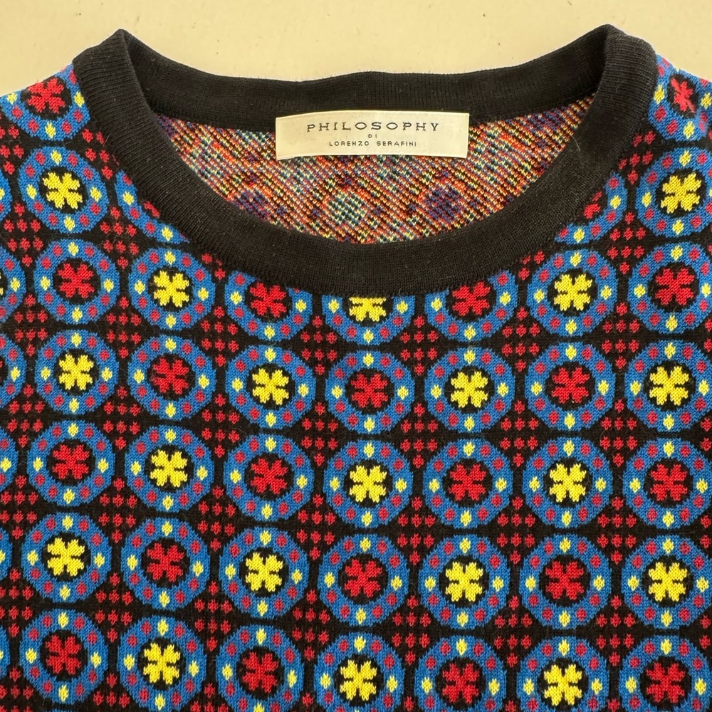 Gorgeous Philosophy di lorenzo Serafini wool dress sz 10 - Picture 14 of 14
